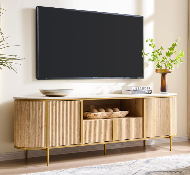 Fluted Entertainment Center