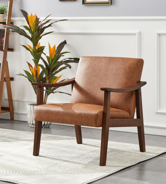 Leather Accent Chair